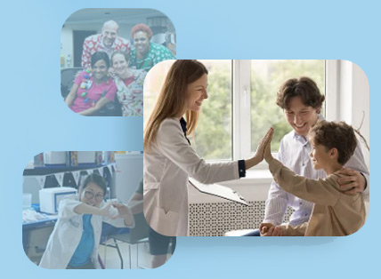 Doctor with child
